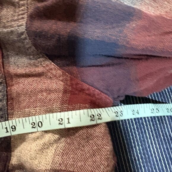 Grizzly Mountain Sherpa Lined Flannel Shirt Mens L Plaid Jacket Shacket Workwear - Picture 5 of 7